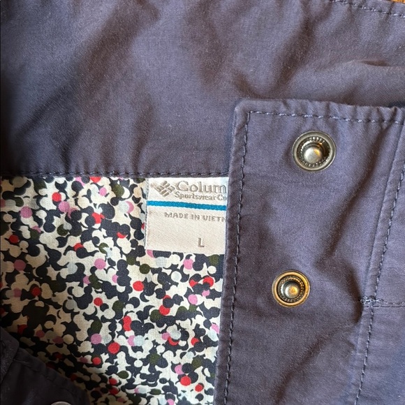 Columbia Blue coat Lightweight Outdoor Jacket size L (E12) - Picture 4 of 7